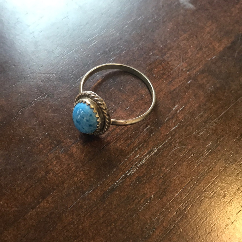 Hand made gorgeous blue ring